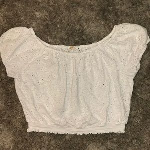 Hollister White Blouse